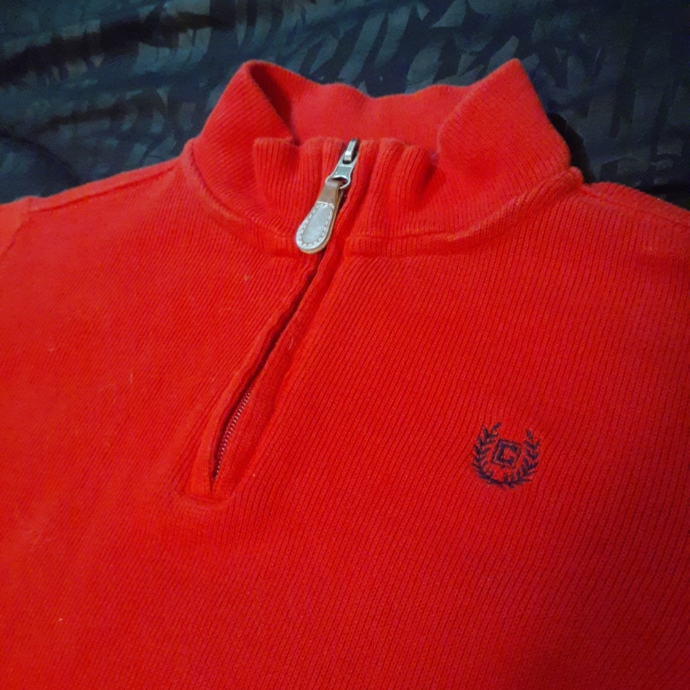 Chaps boys size 7 red pullover